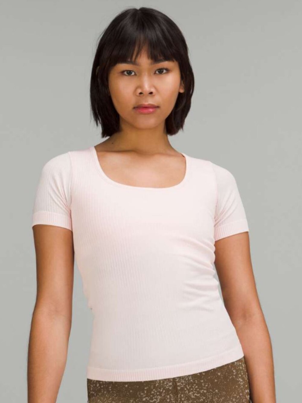 Lululemon Ebb to Street Short Sleeve Shirt - Size 2 - Strawberry Milkshake